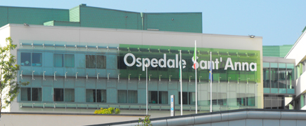 Veduta del nuovo ospedale