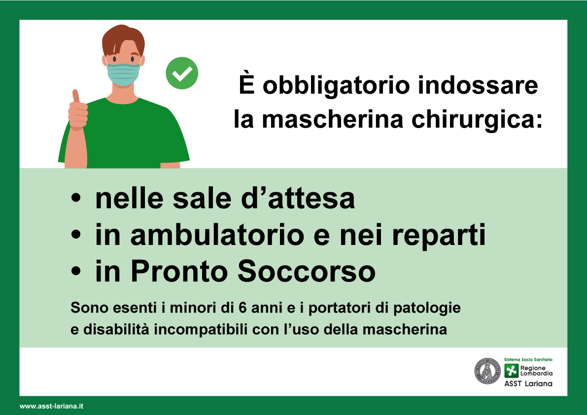 obbligo mascherina