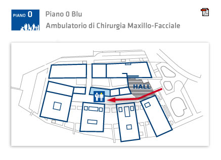 mappa ambulatorio chirurgia maxillo facciale