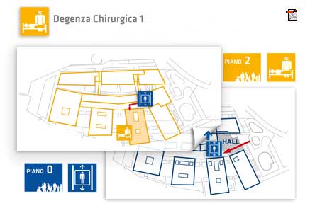 mappa posizionamento chirurgia generale