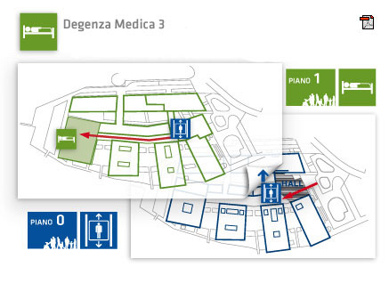 mappa posizionamento medicina