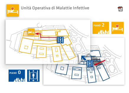 mappa posizionamento malattie infettive