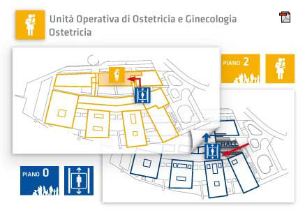 mappa posizionamento ostetricia