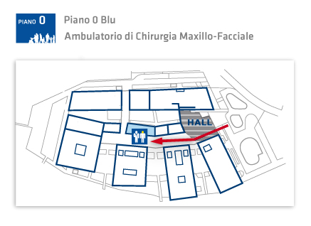 mappa ambulatorio chirurgia maxillo facciale