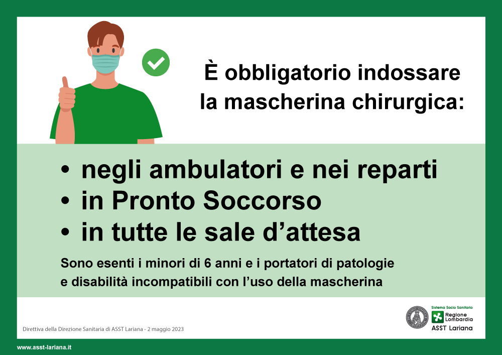obbligo mascherina