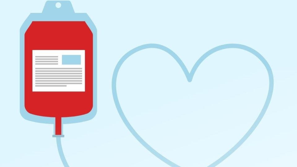 Red and Blue Illustration World Blood Donor Day Instagram Post - 1